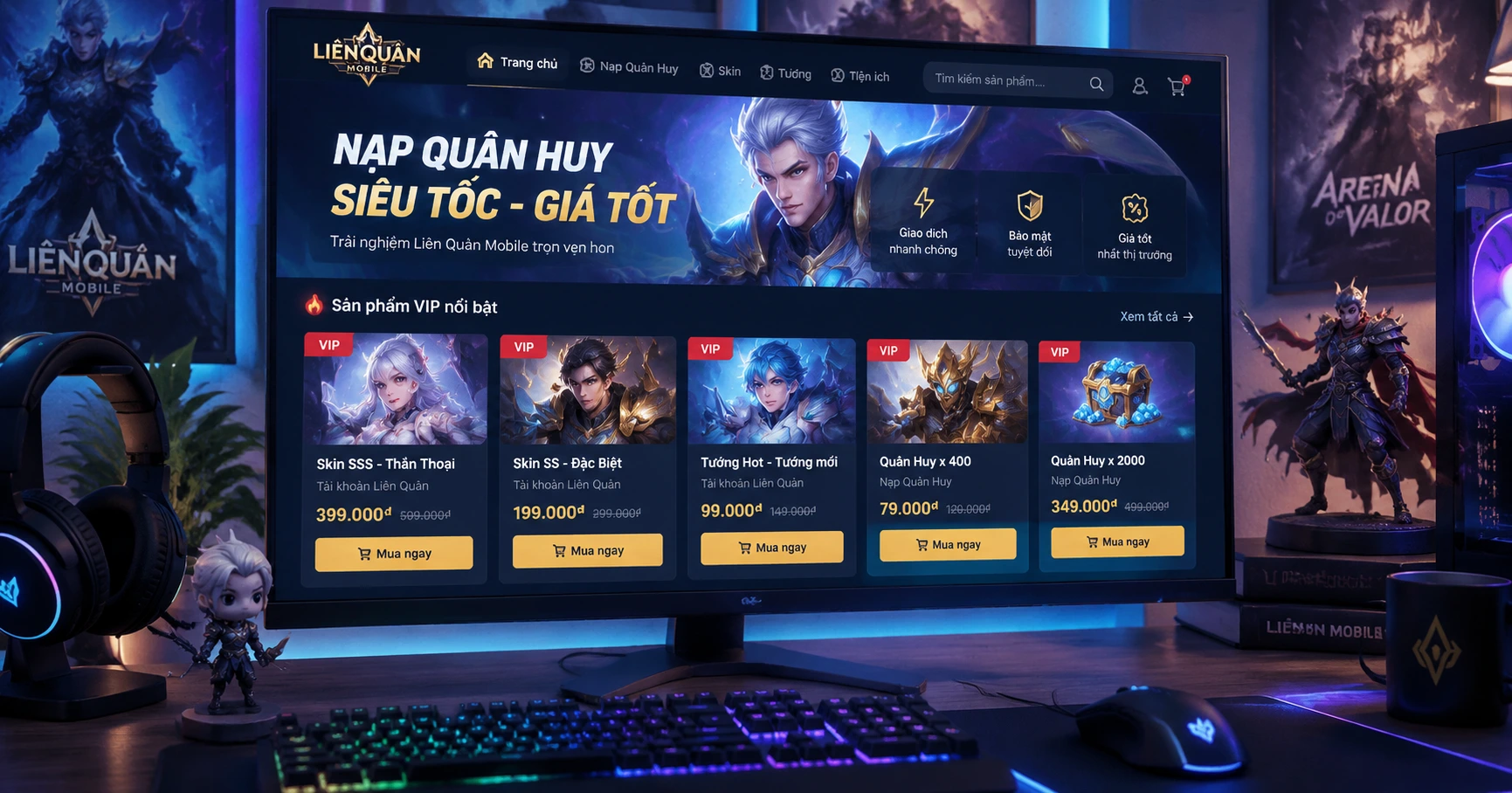 Khám Phá Shop AOV VIP Pro Uy Tín Cho Game Thủ Việt - image 3